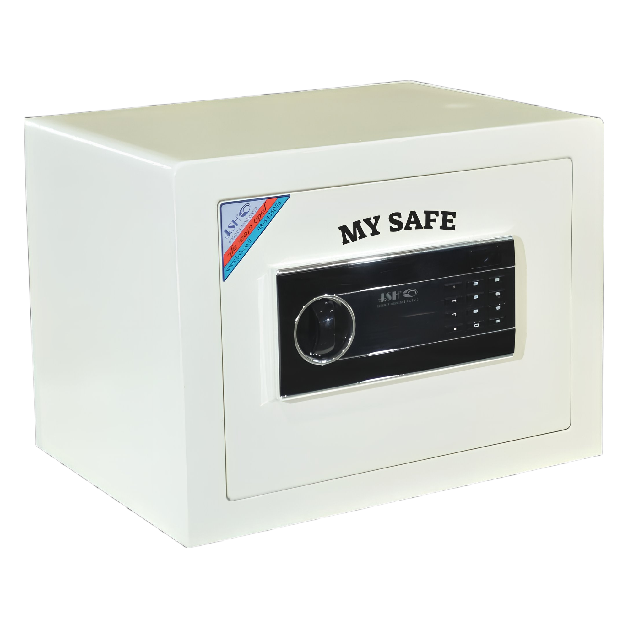 כספת דיגיטלית V-250 עם קוד, מפתח חירום ואזעקה 16 ליטר (14 ק"ג) – תמונה 3